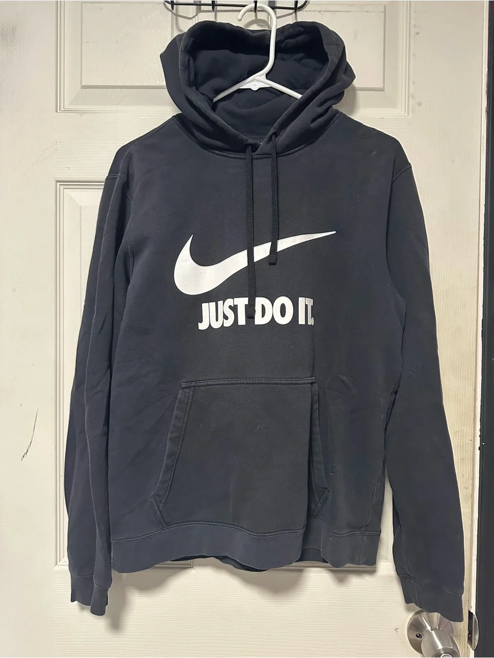 Nike Black 'Just Do It' Logo Hoodie